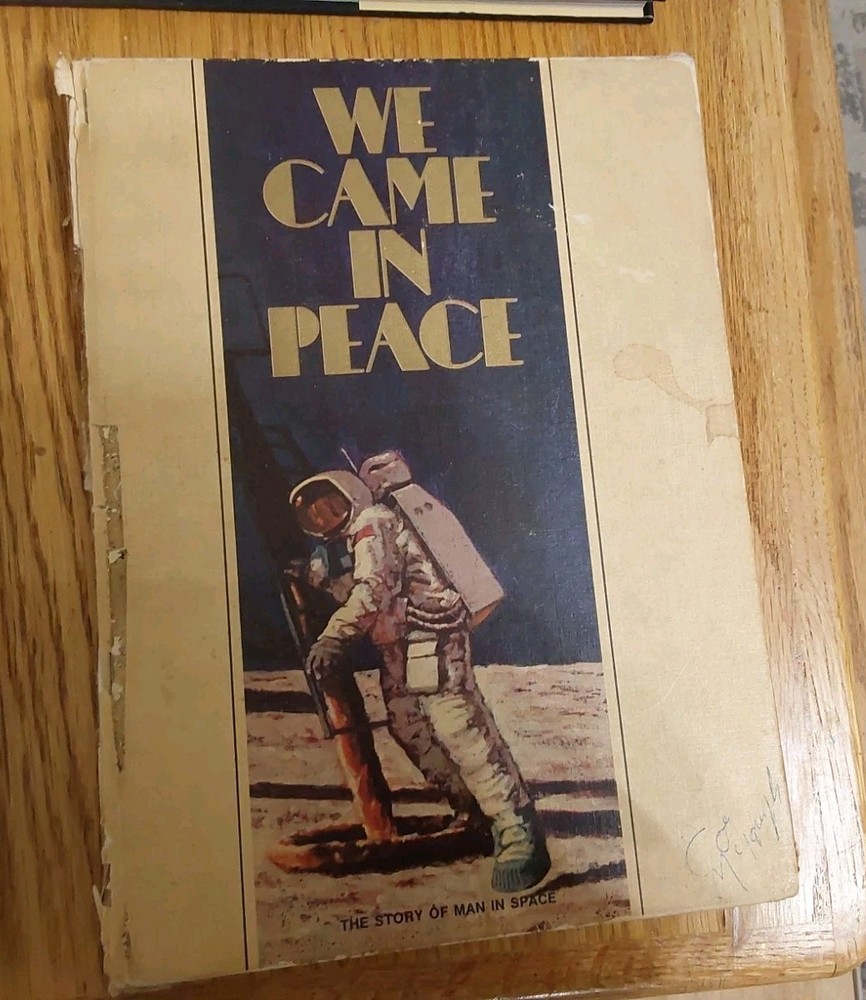 Vintage Space Bundle Books & A Map.