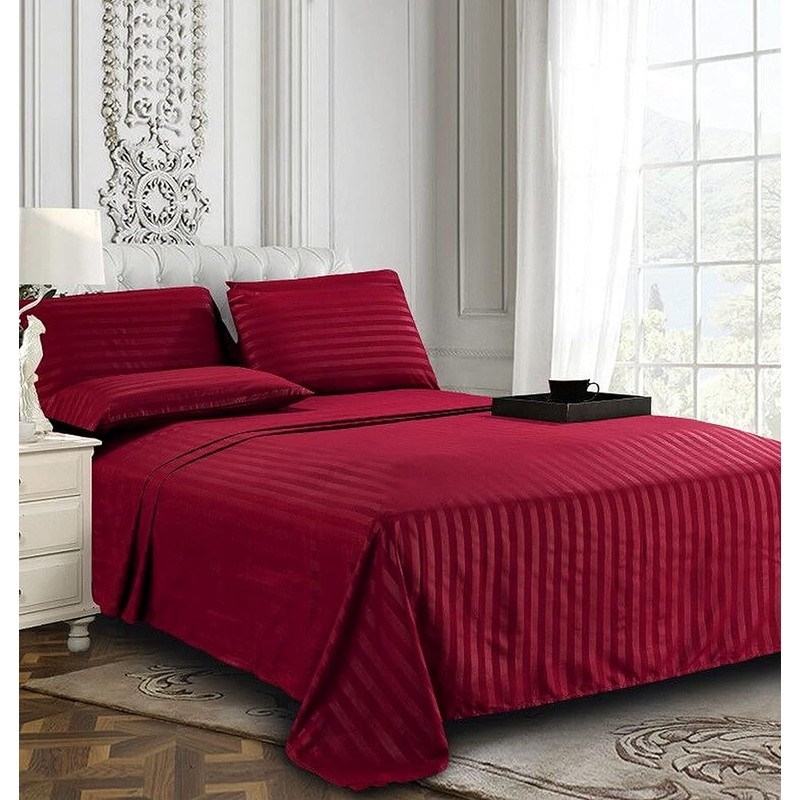 Soft Microfiber Fitted Sheet Durable Wrinkle Resistant Breathable Bedding Set US