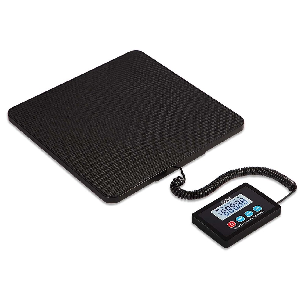 440lbs Postal Scale, Hold/Tare Function, Manual/Auto Off LCD Display, Lightwe...
