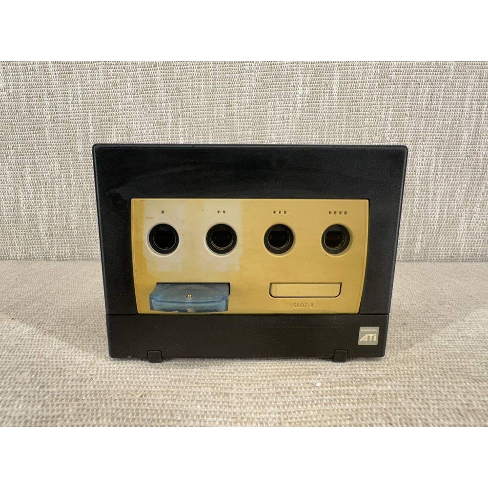 Nintendo GameCube DOL-001 Jet Black Console Bundle with Controller & Power 17-2