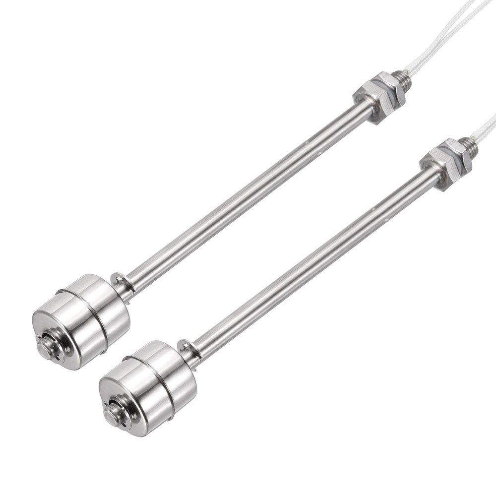 Float Switch 150mm Rod 0.5A Vertical Single Float for Pump/Alarm 2 Pcs