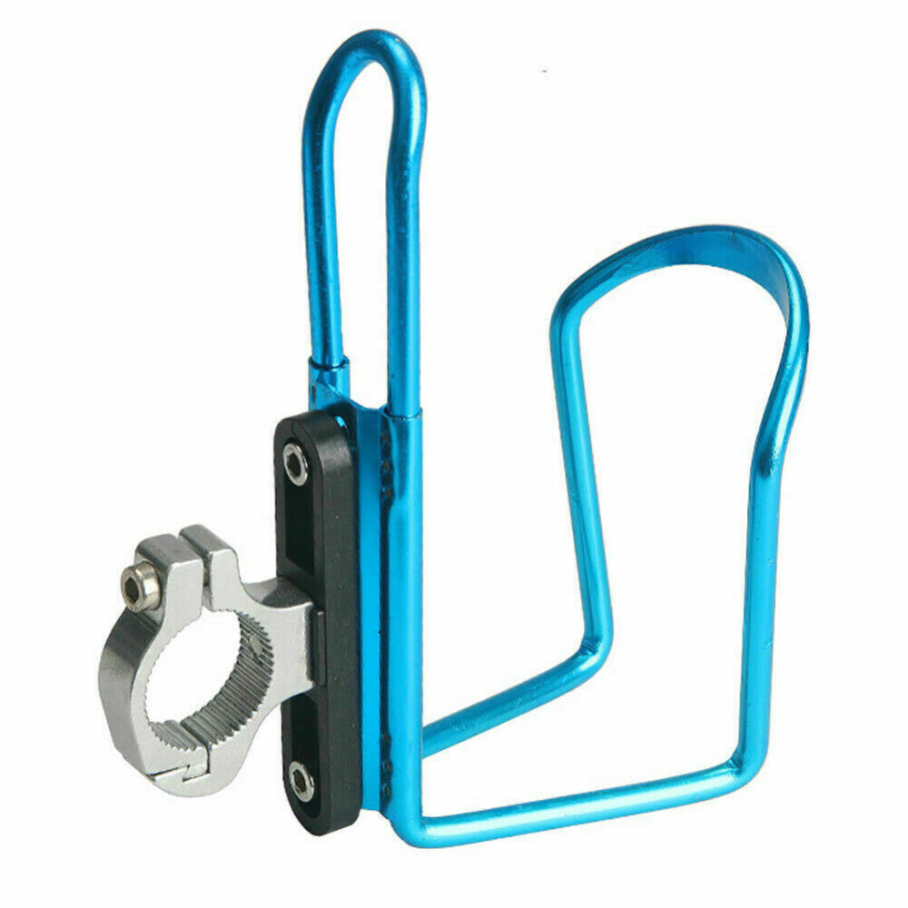 Bike Bicycle Water Bottle Cage Holder Clamp-Clip Handlebar Bracket Mount Adapter