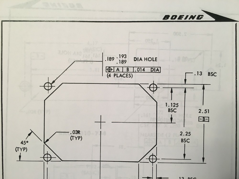 Boeing Standard Cutout Patterns & Placards Manual