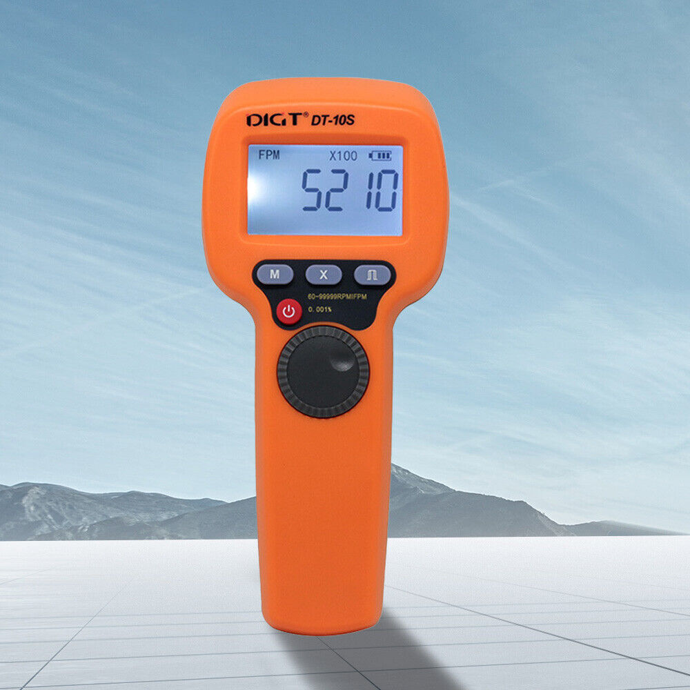 Handheld Digital Stroboscope LED Flash Strobe Tachometer Speed Tester 2024