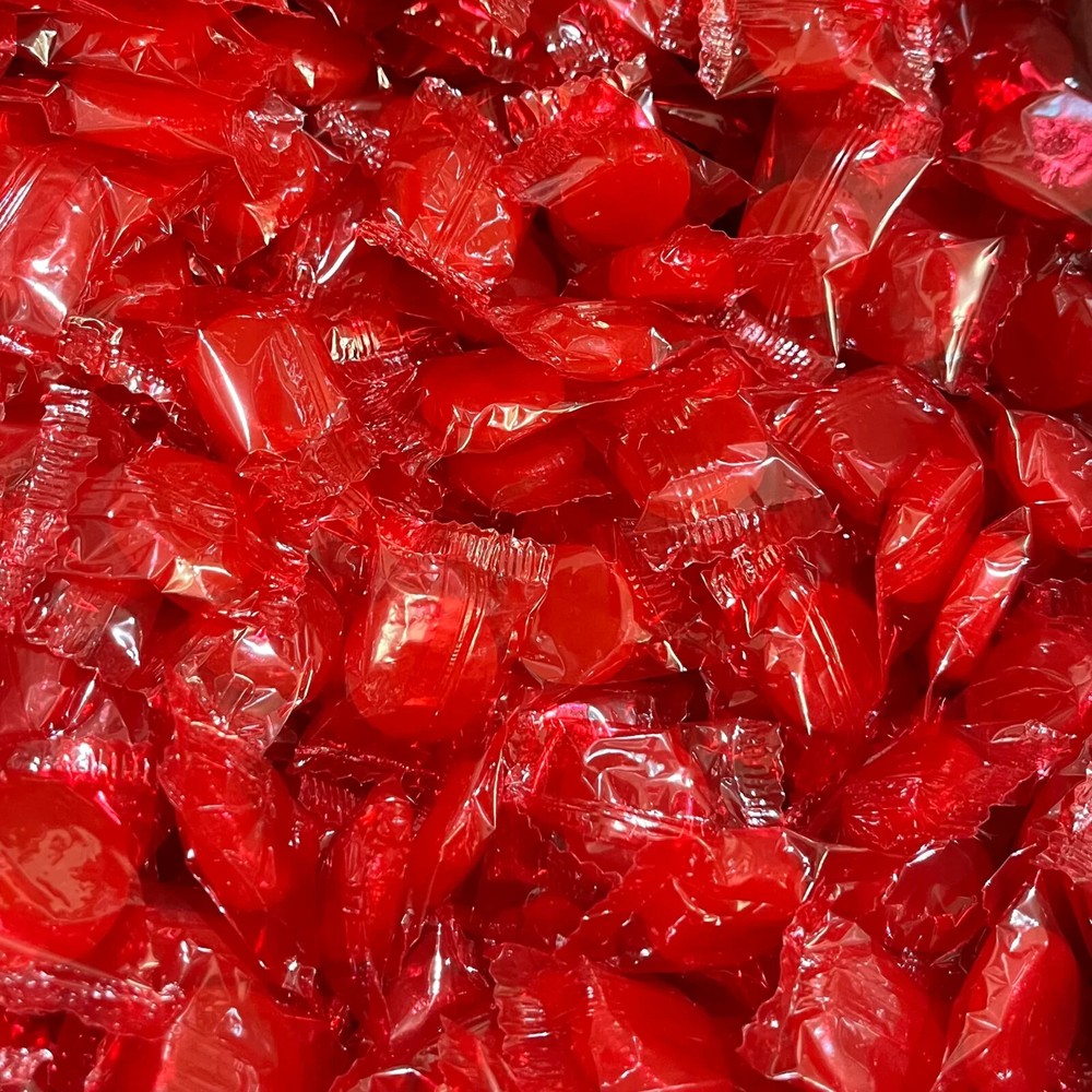 Cinnamon Discs Candy 2 Pounds Cinnamon Candy - Red Individually Wrapped