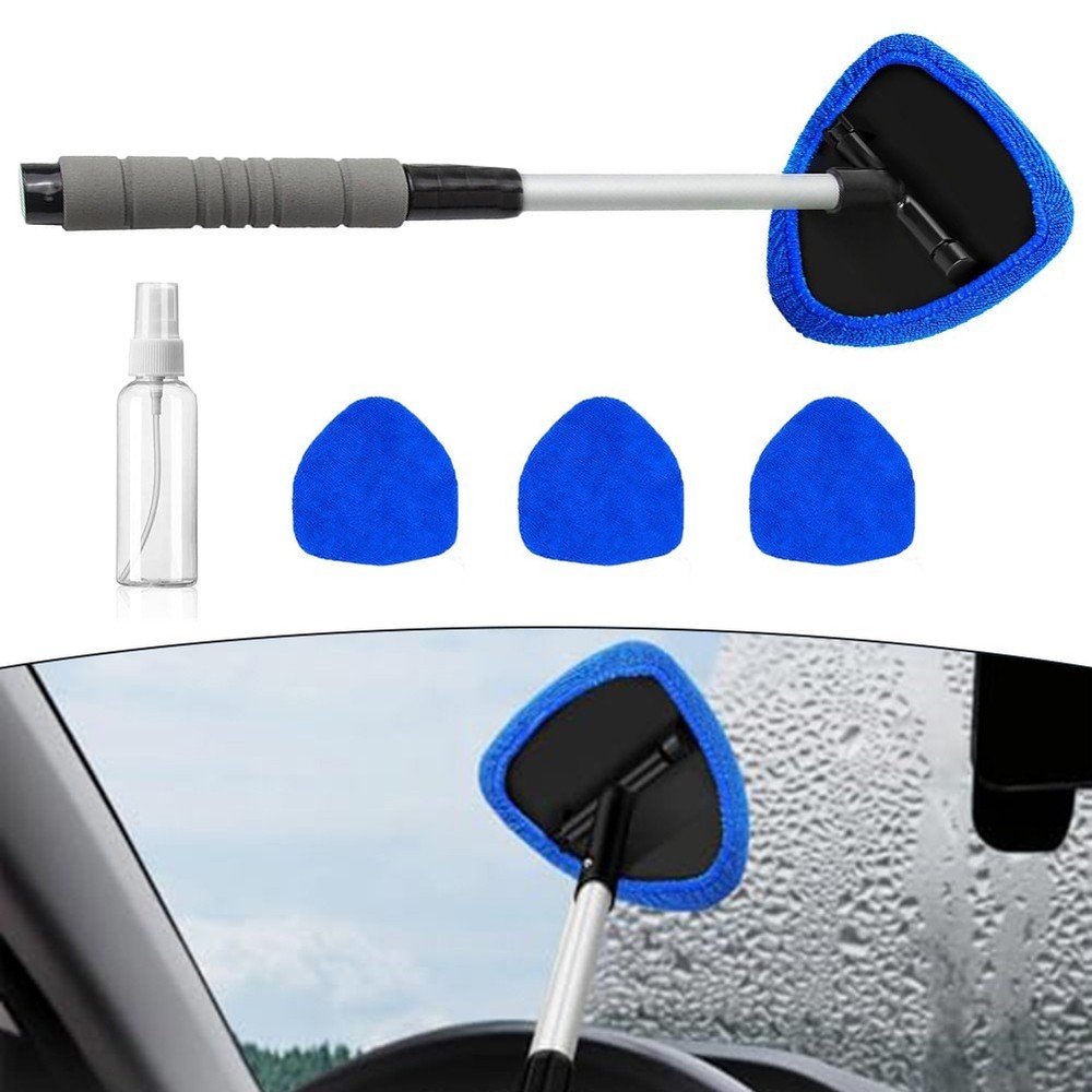 User Friendly Car Windscreen Cleaner Kit with Ergonomic Design Options