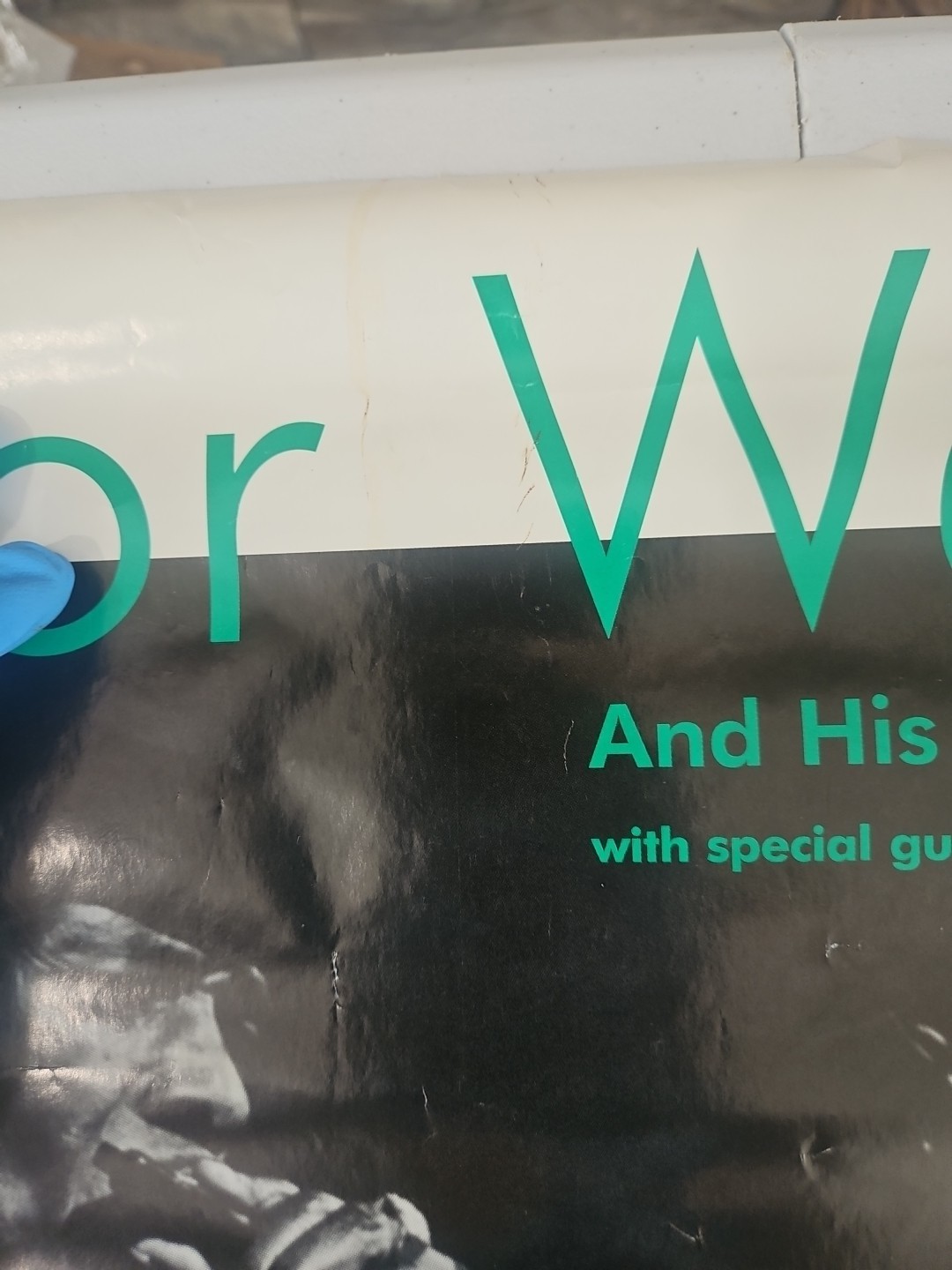 Vintage Blues Junior Wells Poster April 13 1996 Show At Magic Bag 21 3/4 × 17