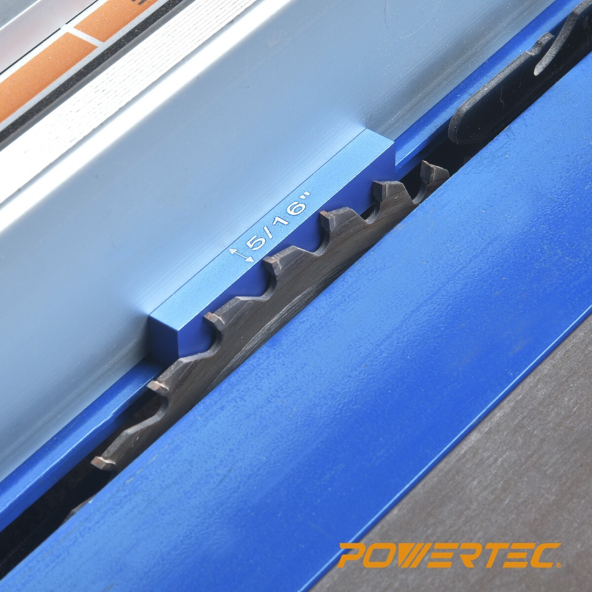 POWERTEC 71843 Setup Blocks Height Gauge 15pc Set - Premium Woodworking Tools