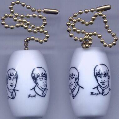 Charming The Beatles Ceiling Light/ Fan Pulls All 4 on each Pull