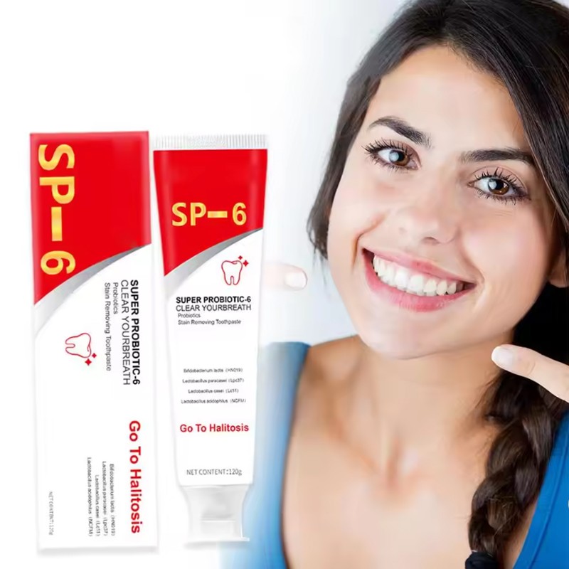 4Pcs Super Probiotic SP-6 Toothpaste, Probiotics Bright White Toothpaste, Sp 6