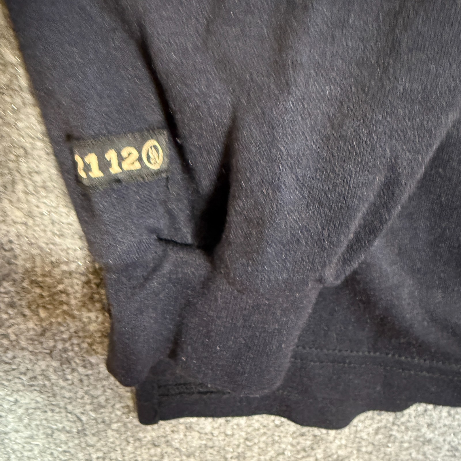 Workrite 2112 FR Shirt Men's XL Blue Long Sleeve Work Polo