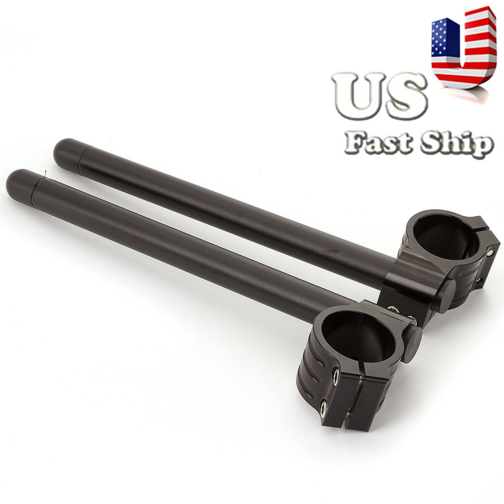 CNC 51MM For Handlebars Clip Ons Handle Bars For Full Set Normal/Regular Black
