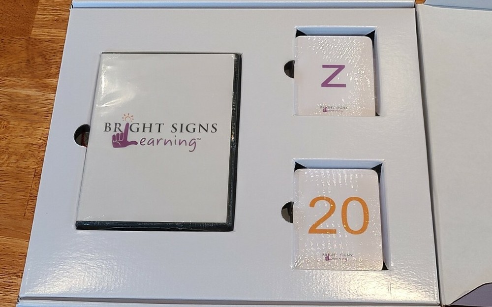 New! Bright Signs Learning - Kids Sign Language Learning System Reading Phonics