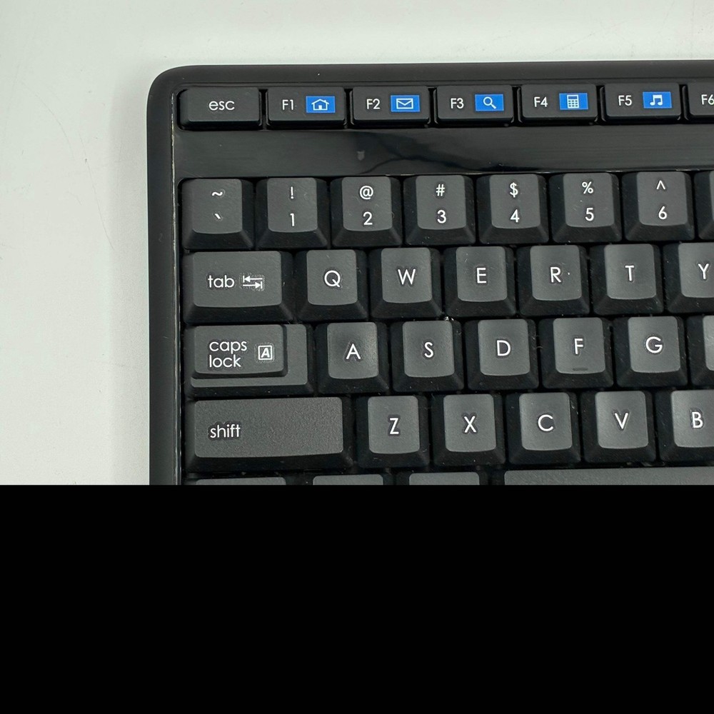 Logitech K345 Wireless Keyboard & M275 Mouse Bundle Black - Used A