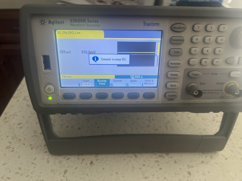 AGILENT KEYSIGHT 33500B TRUEFORM WAVEFORM GENERATOR