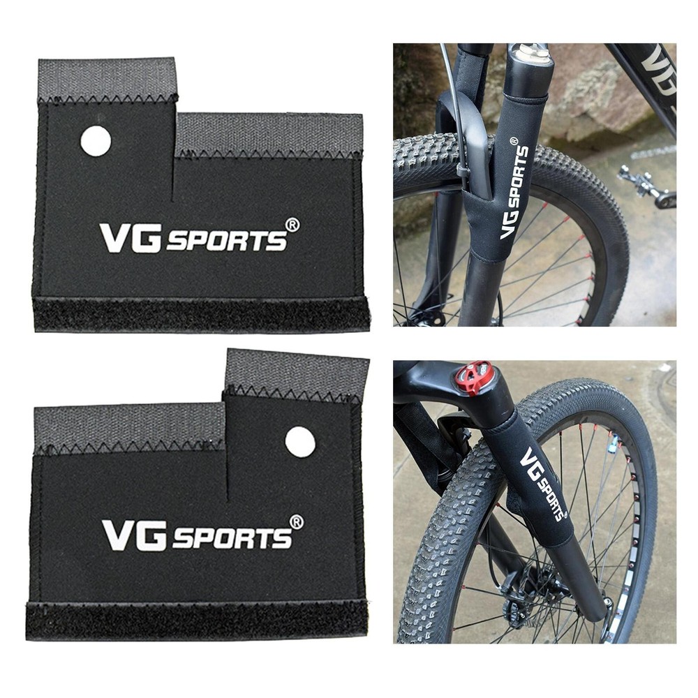 2pcs/set Bike Front Fork Protective Pad Wrap Cover Accessories