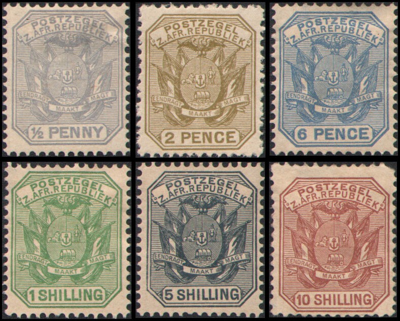 Transvaal #153//161 MH