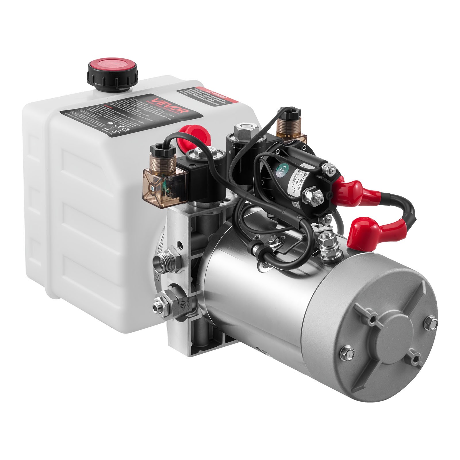 VEVOR 3 Quart Hydraulic Power Unit DC 12V Double Acting Hydraulic Pump