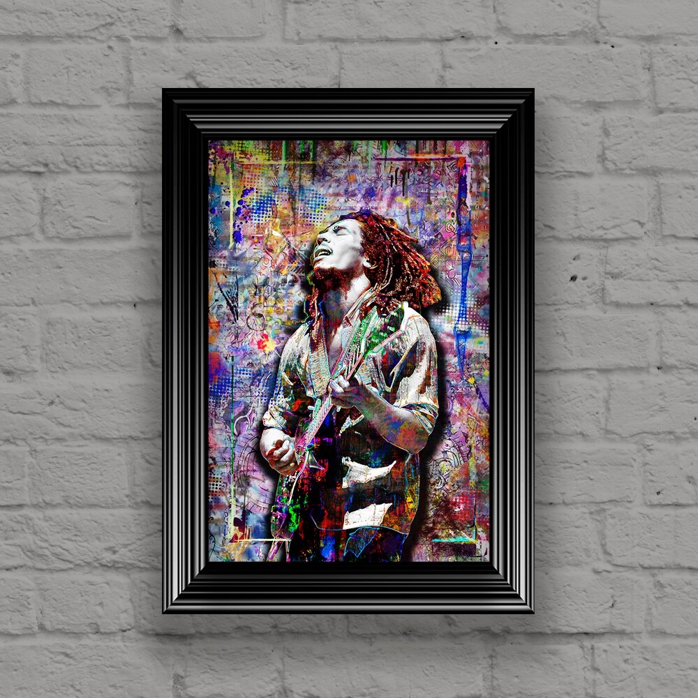 BOB MARLEY And The Wailers Poster 12x18in Bob Marley Tribute Art Free Shipping