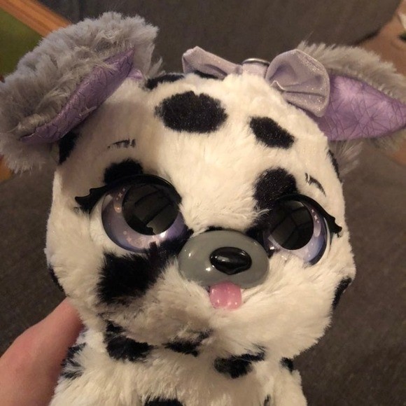 Present Pets Interactive Puppy Sparkle Dalmation! Spin Master WORKS Sparkle Pup!