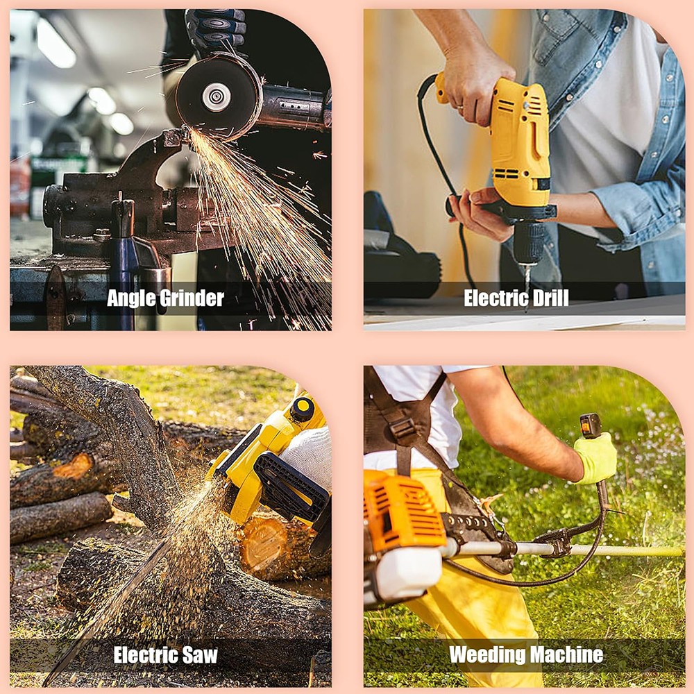 54Pcs Graphite 11Sizes Electric Motor Carbon Brushes Replacement For Power Tool