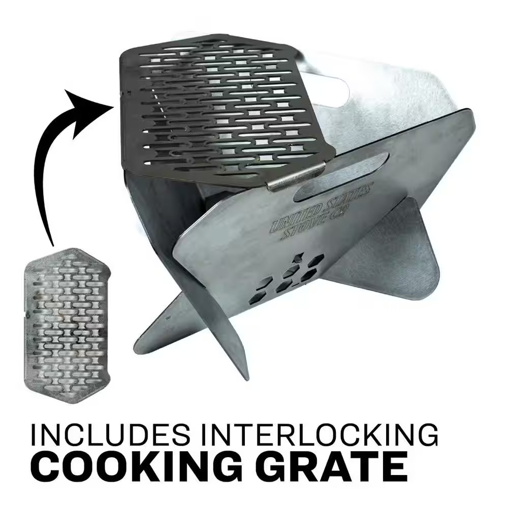 US14TP Portable Collapsible Triangular Fire Pit