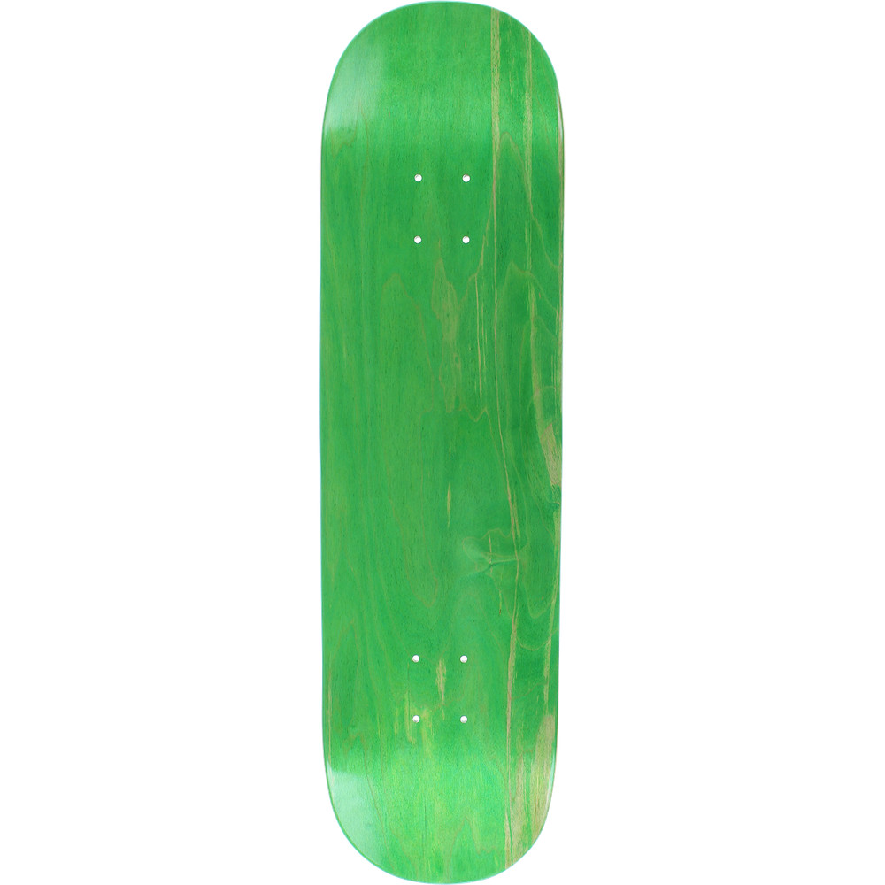 Social PS Stix Shaped Blank Deck Green 8.375