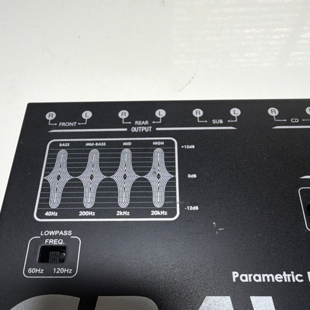 Gravity GR-EQP11 Parametric Equalizer & Sound Processor for Car Audio