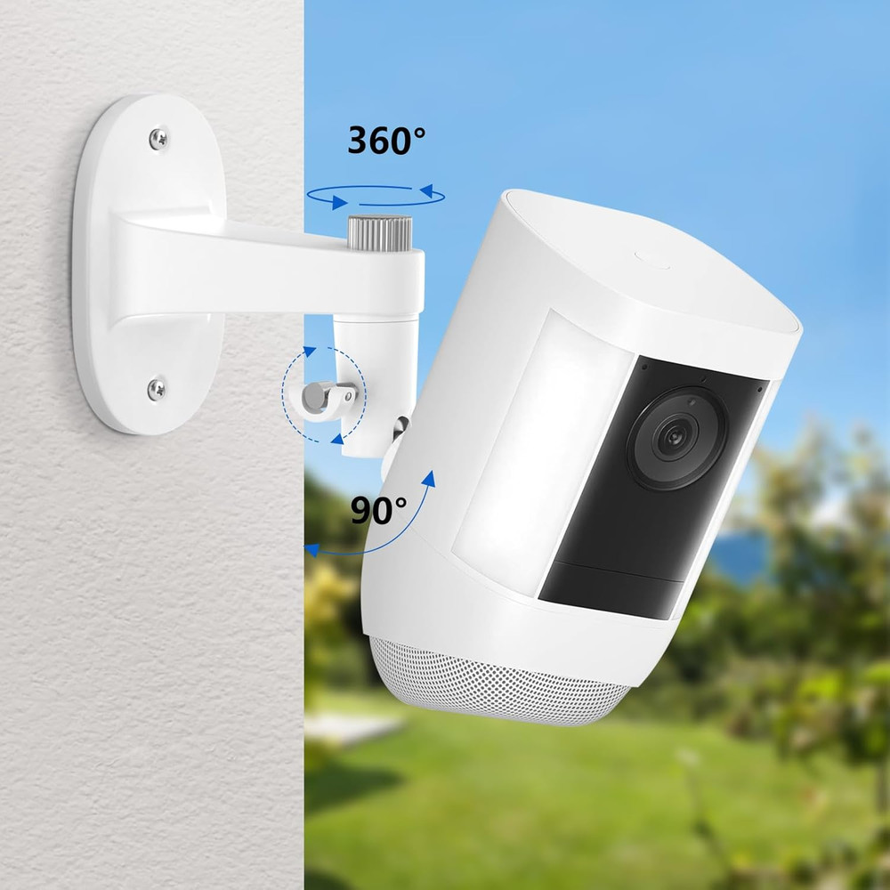 2Pack Adjustable Mounting Bracket for Ring Spotlight Cam Plus/Pro (Battery) and