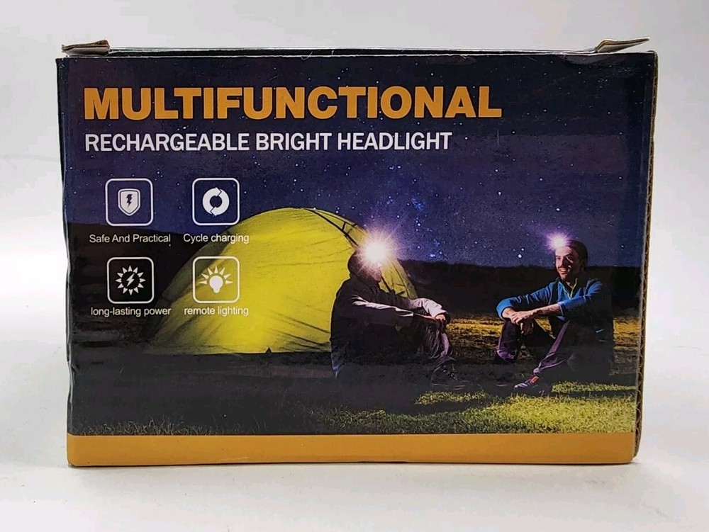 Multi-Functional Bright Rechargeable Head Lamp Light With Remote