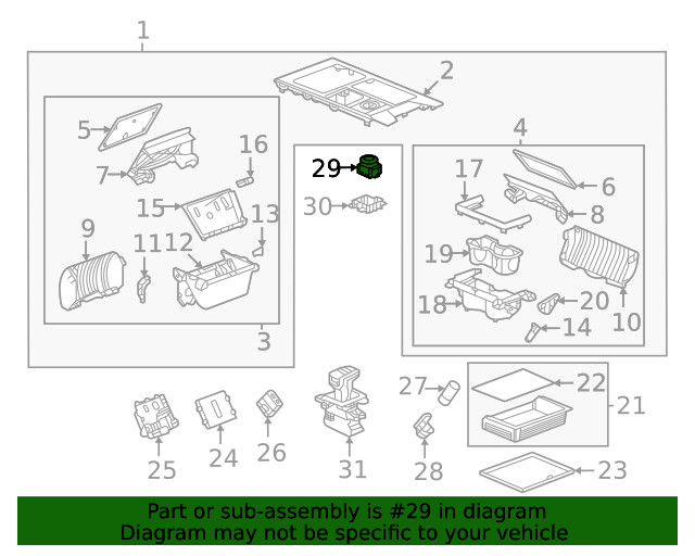 Genuine GM Ride Control Switch 85543337