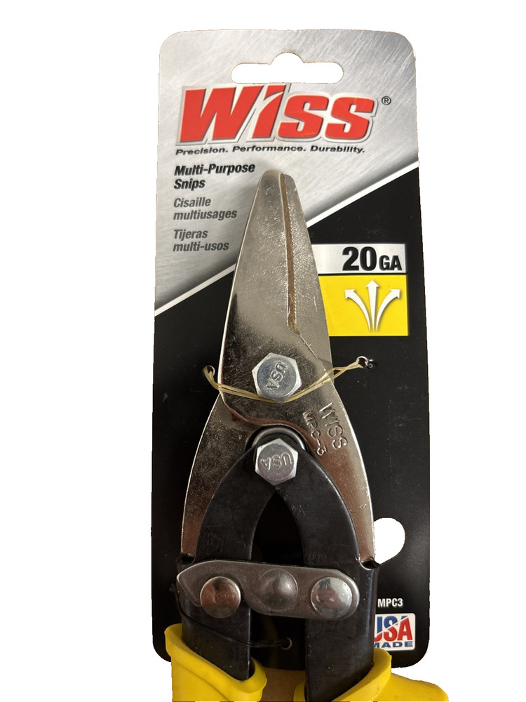 WISS MPC3 9" Multi-Purpose Metal Wizz Snips