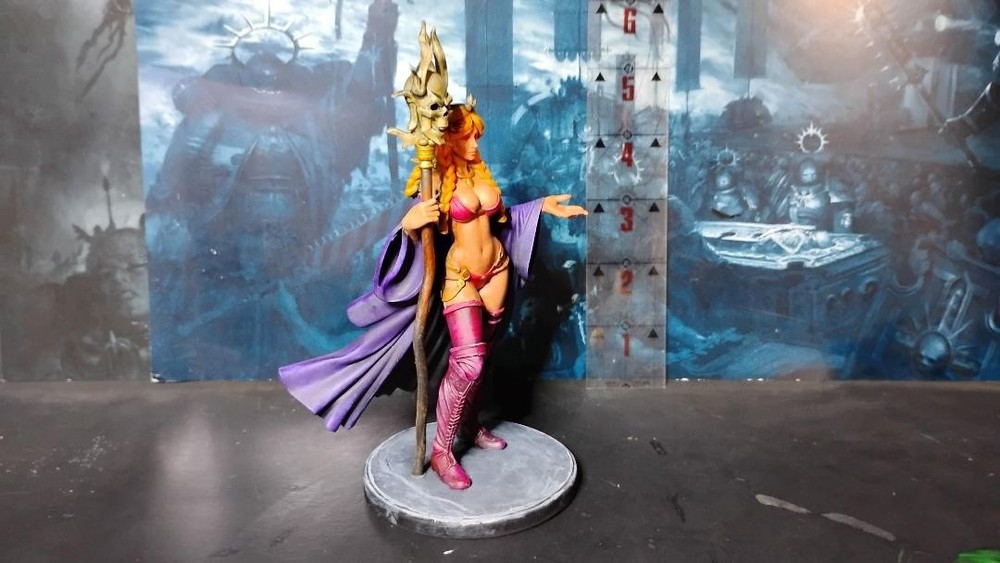 Lilith Dreamreaver Necromancer original prototype from Evil Painter Studios