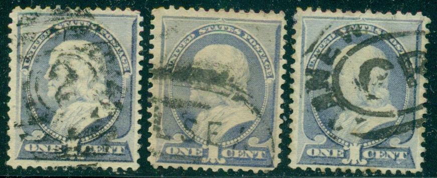 SCOTT # 212, USED, FINE, 3 STAMPS, GREAT PRICE!