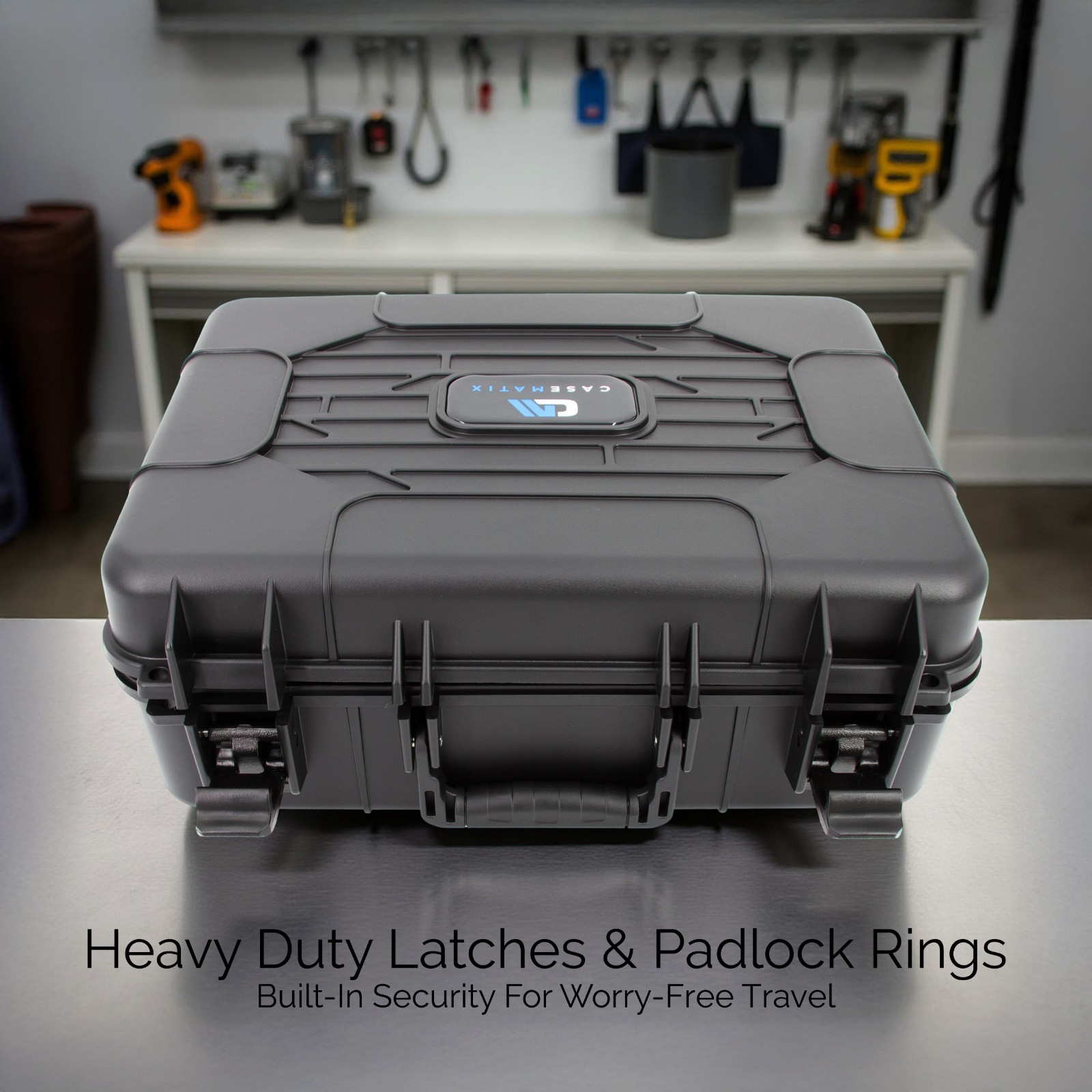 Casematix Hard Microphone Case fits Shure & Sennheiser Wireless Mic Systems