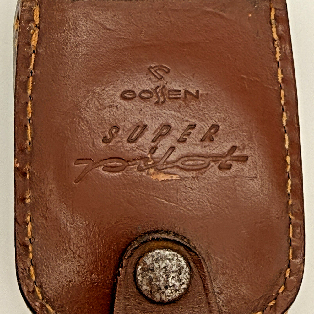 VTG Gossen Super Pilot CdS Light Meter with Leather Case Germany Untested