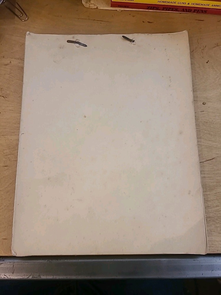 Manhattan Melodrama Original Continuity Script 1937 Re-Release