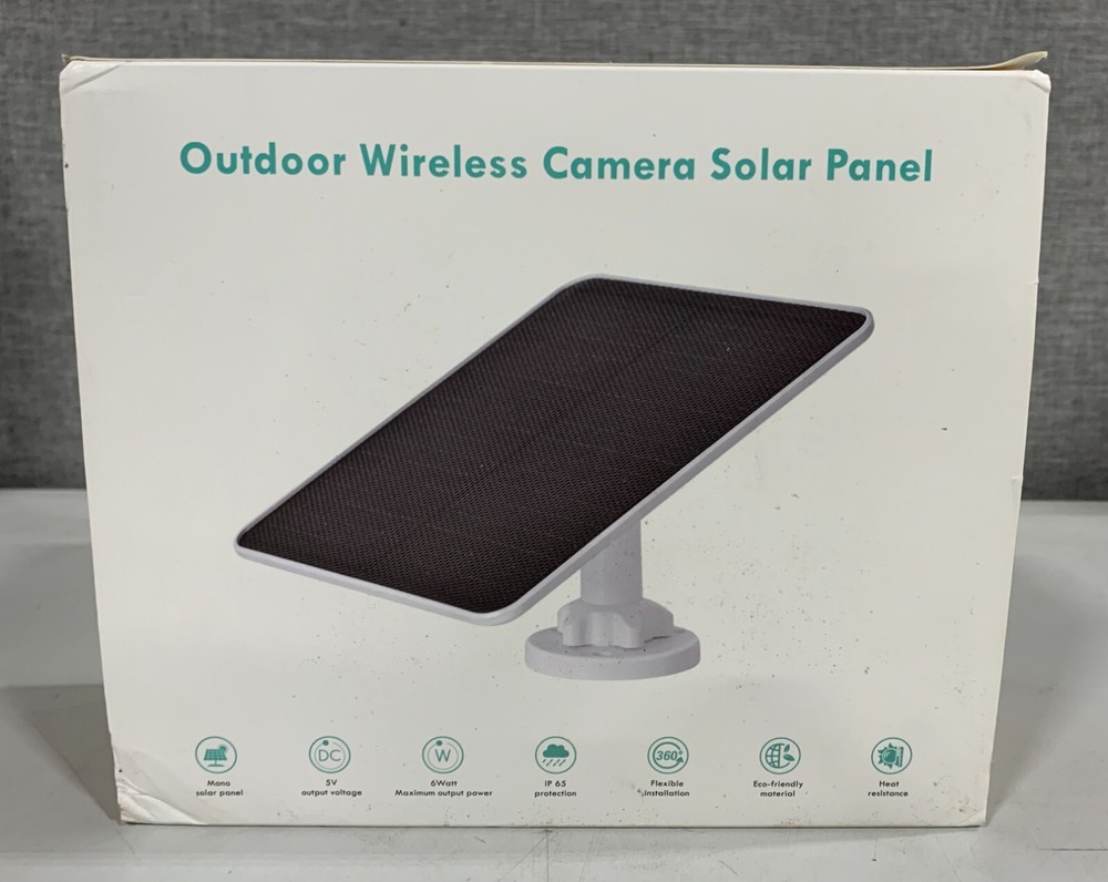 Outdoor Wireless Camera Solar Panel (2 pack)