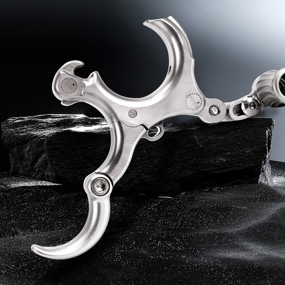 Enhanced Accuracy,with Adjustable Stroke Archery Release Three Four Finger Grip