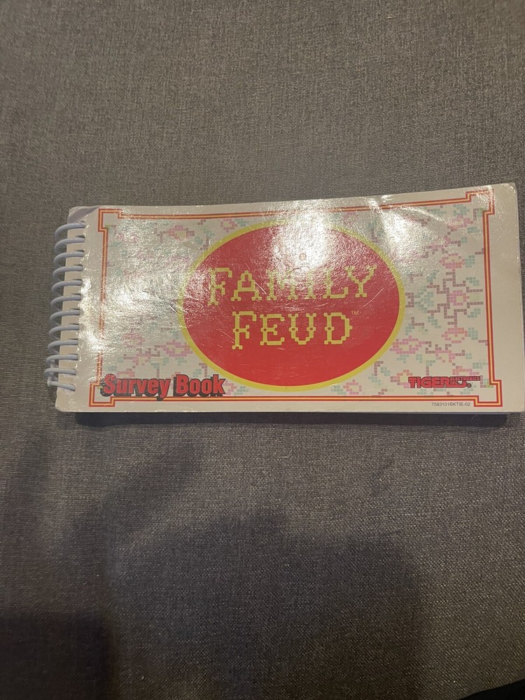 Family Feud Handheld Game with instruction hook!