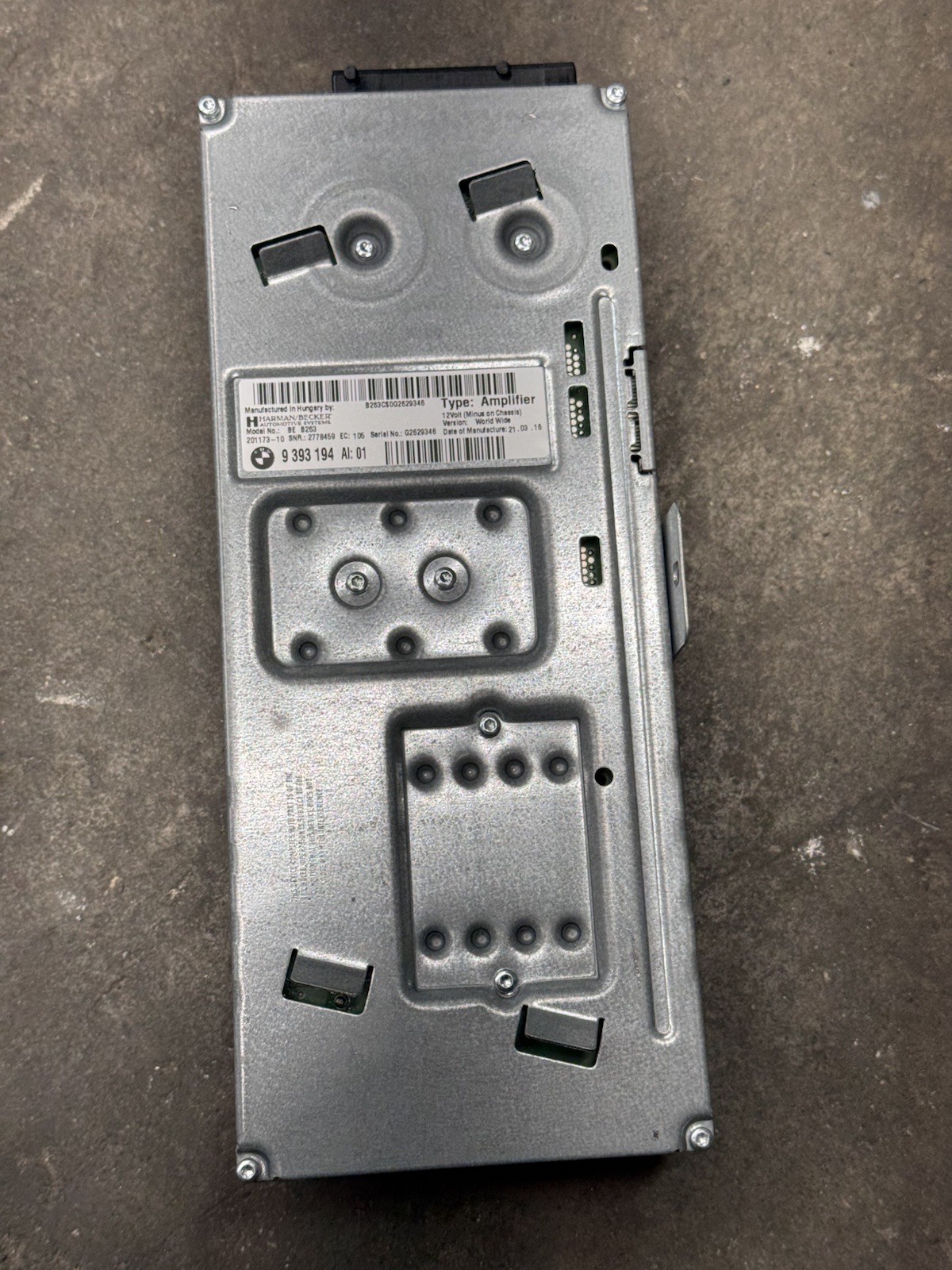 BMW M3 M4 F80 F82 Amplifier Amp harman kardon B263