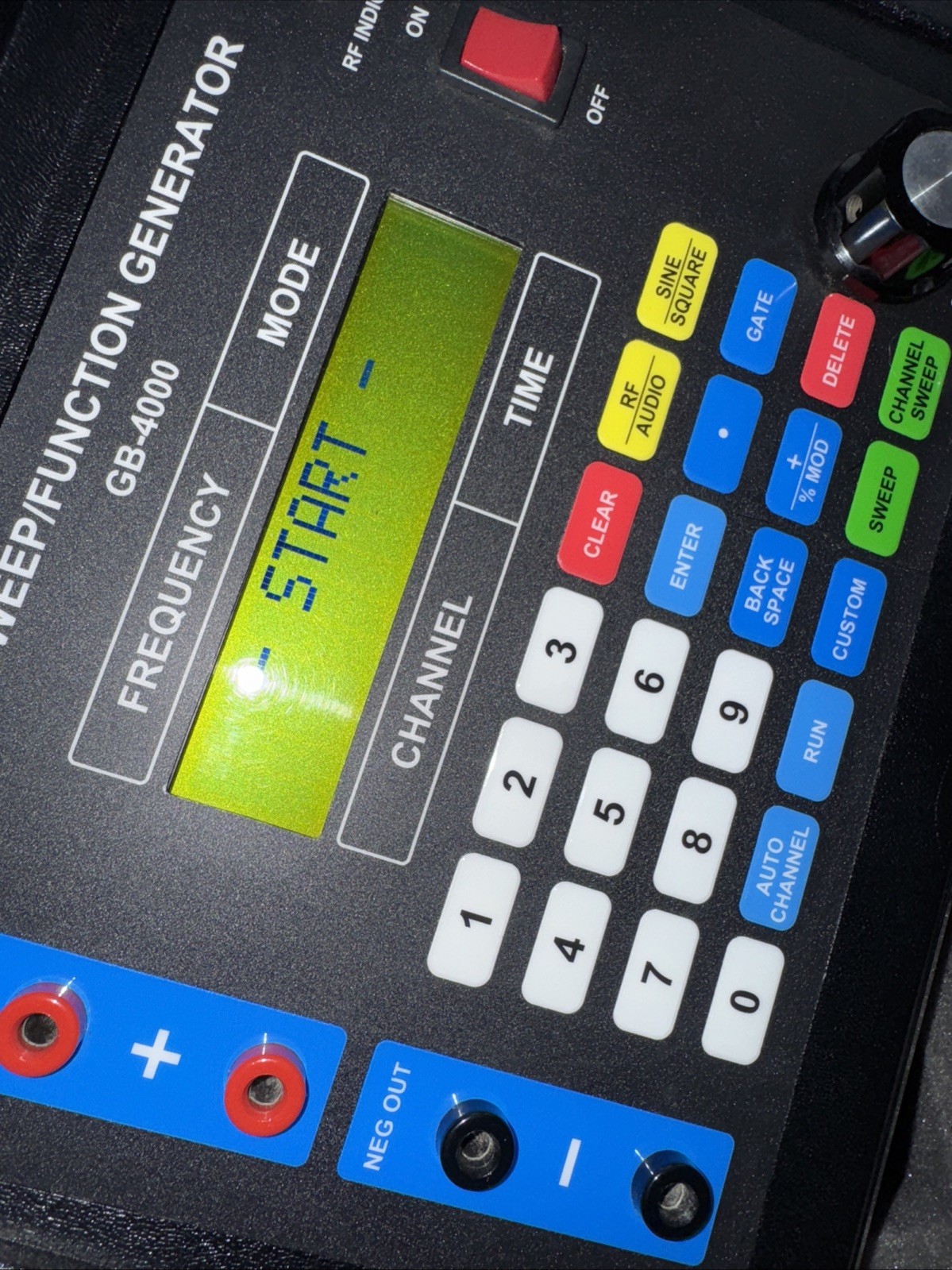 GB-4000 Rife - 20Mhz AMP A4/SR4 - Excellent Shape - Complete Rare Dark Blue