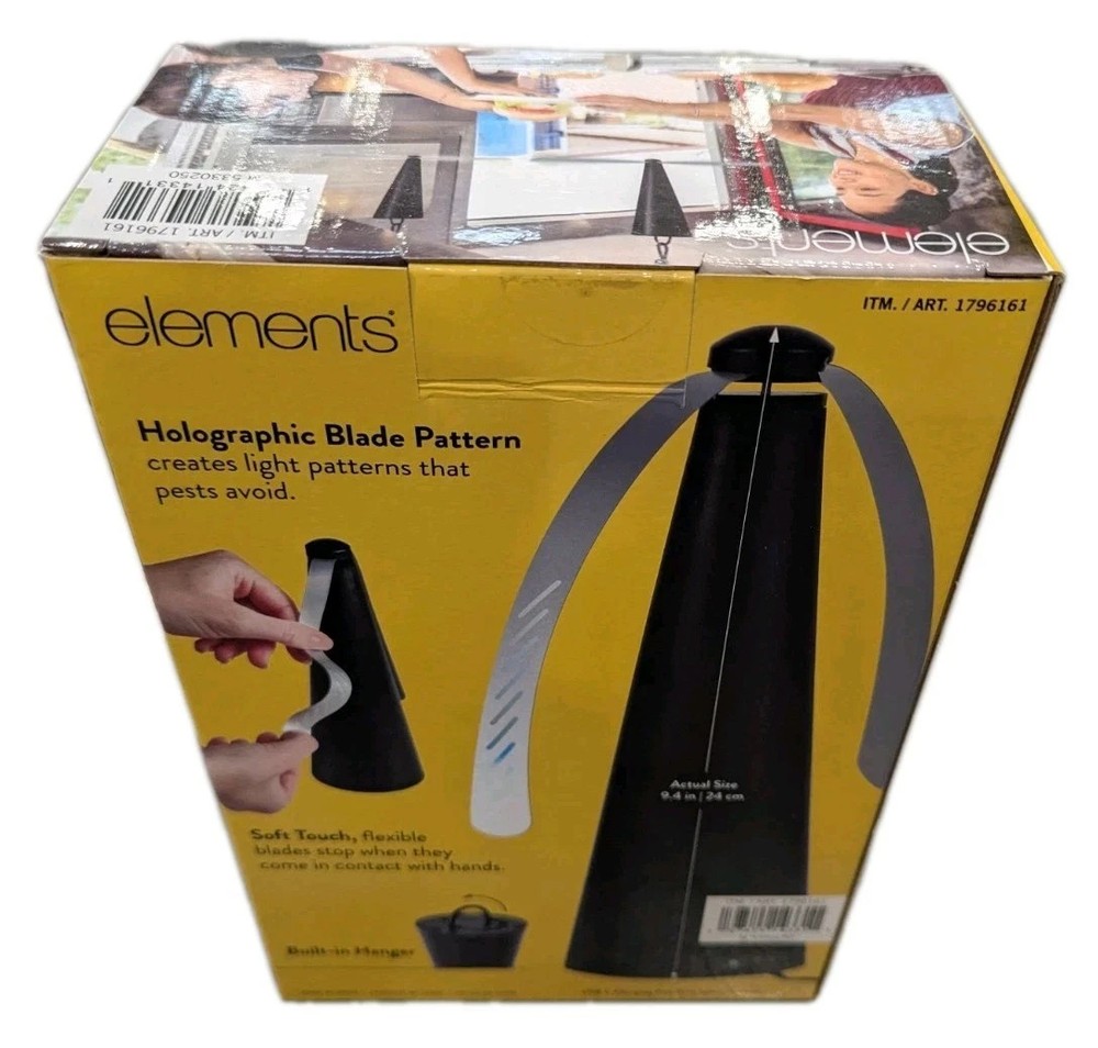 BRAND NEW - Elements Bug Repelling Fans - 2 Piece Set