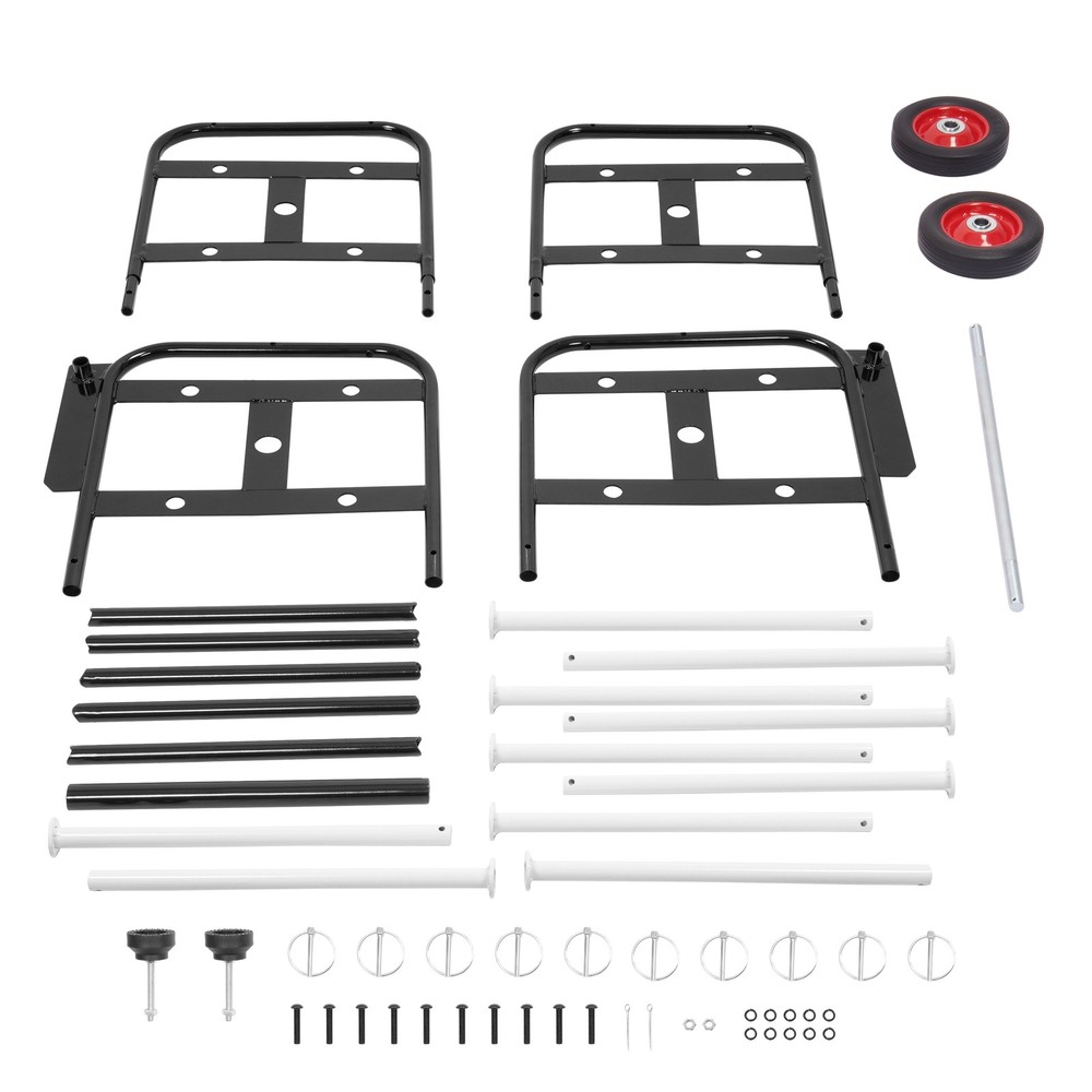 Transportable Axle Cable Caddy with 10 Rods Cable Spool Wire Rack Dispenser