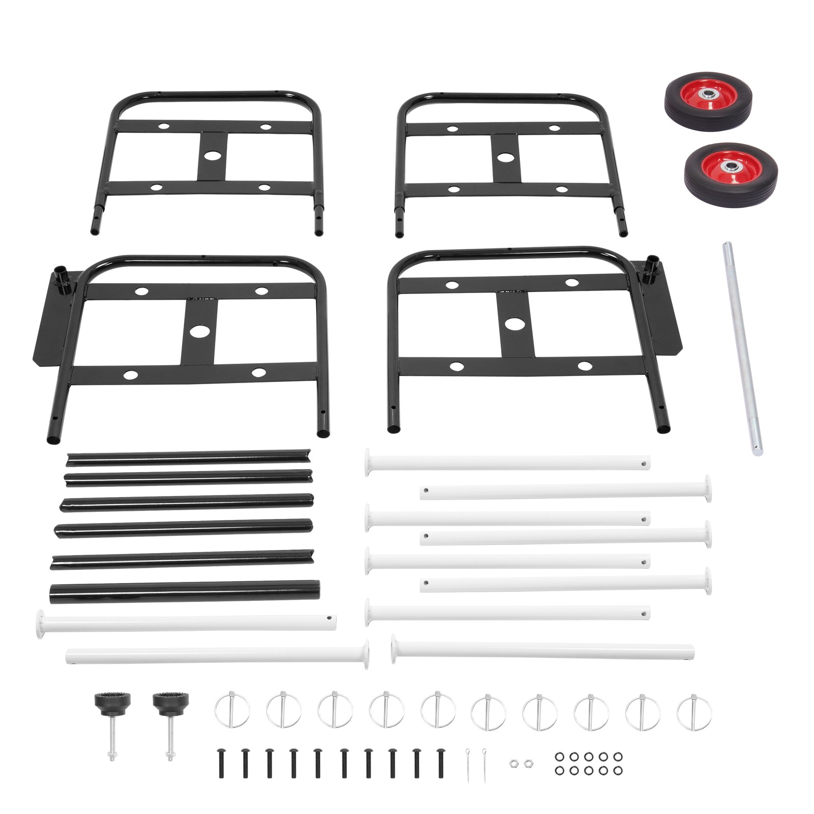 Wire Spool Cart 10 Rods Cable Caddy Wire Spool Rack for Industrial Electrical