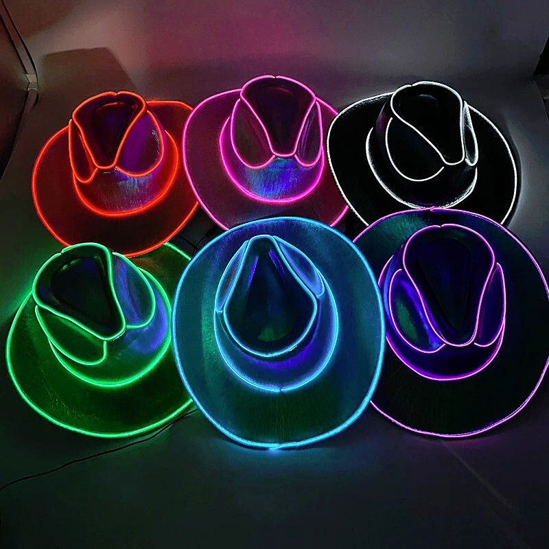 Western LED Cowboy Hat