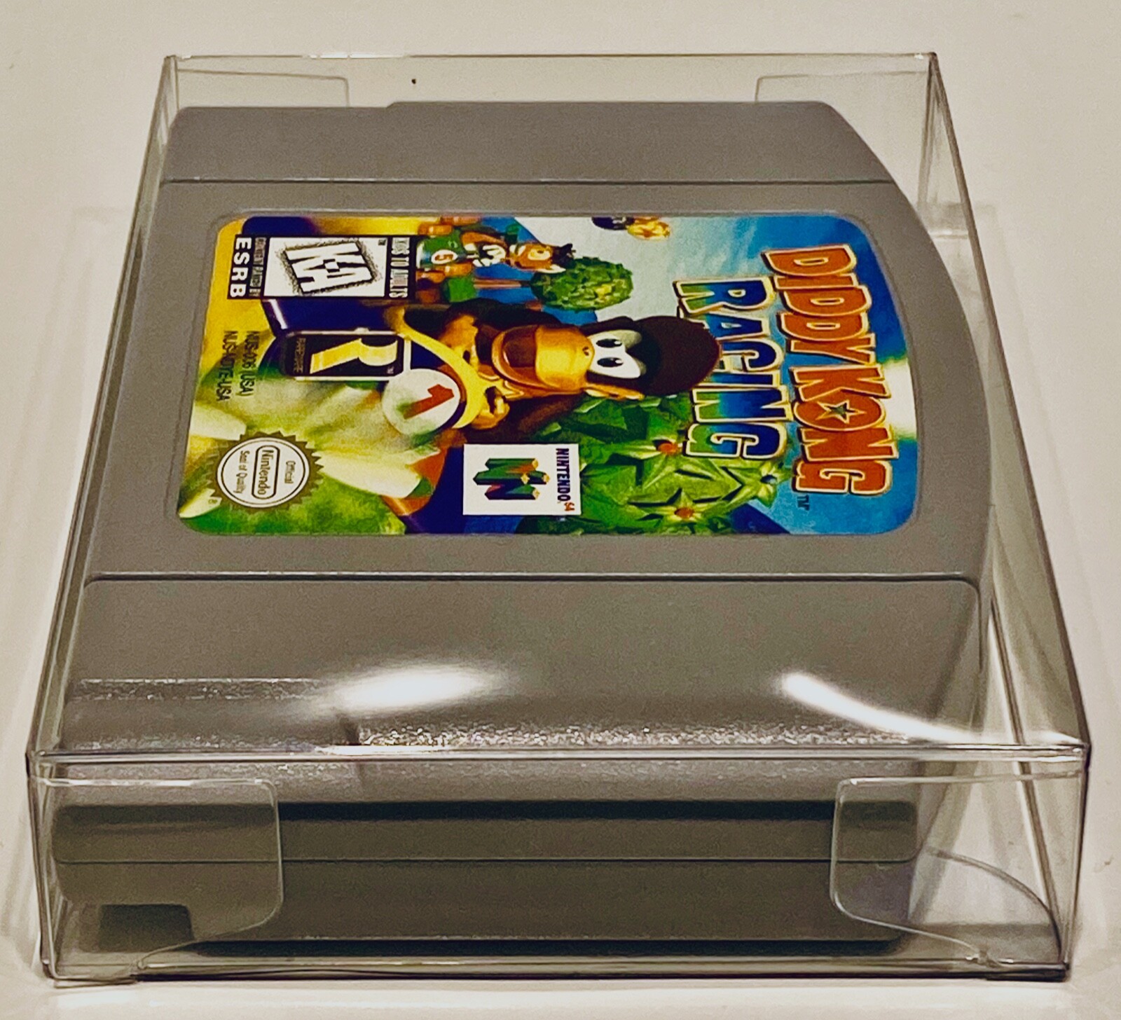 25PC N64 CARTRIDGE PROTECTORS Side Opening Clear Box Sleeves Case Nintendo 64