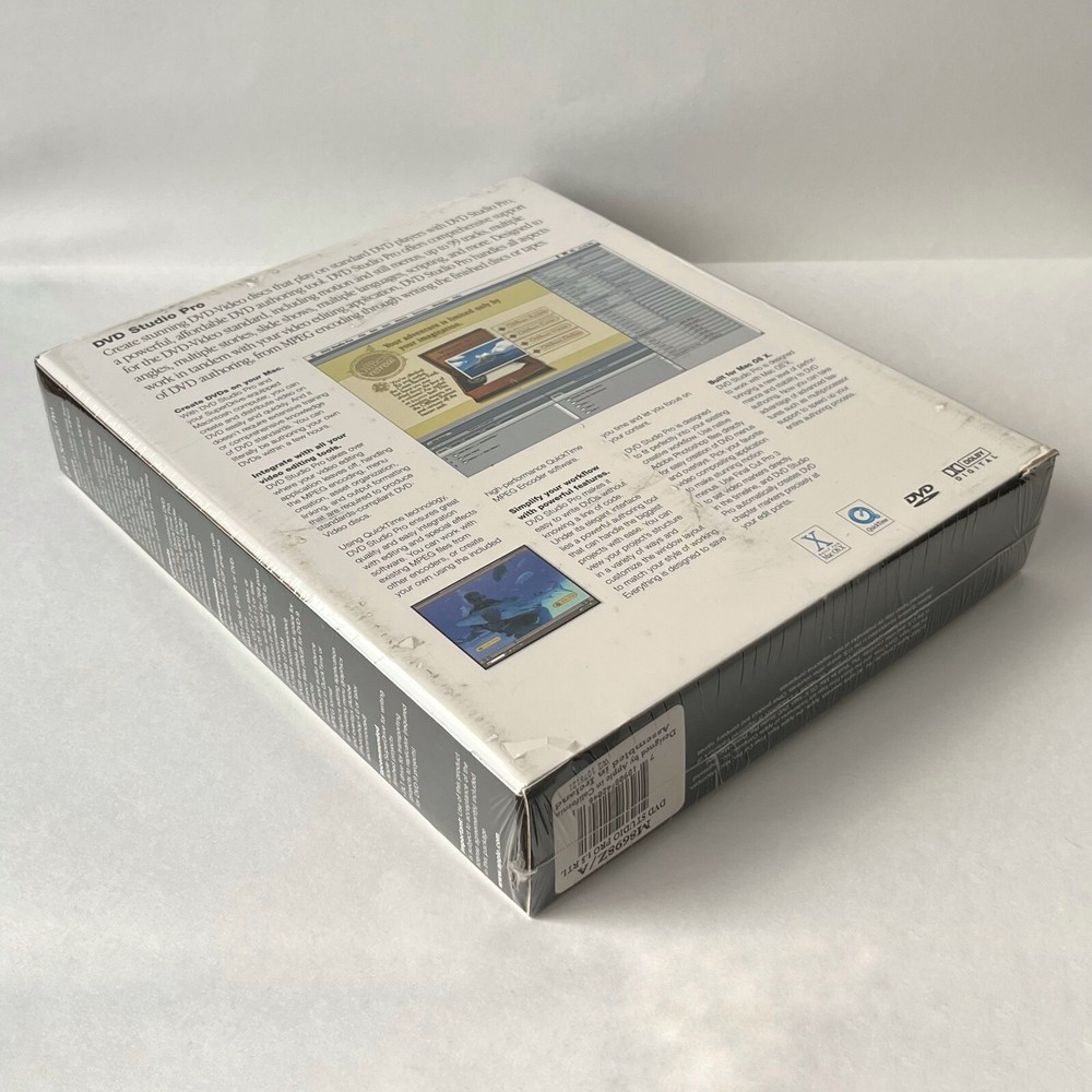 Software Apple DVD Studio Pro 1.5 RTL M8698Z/A © 2002