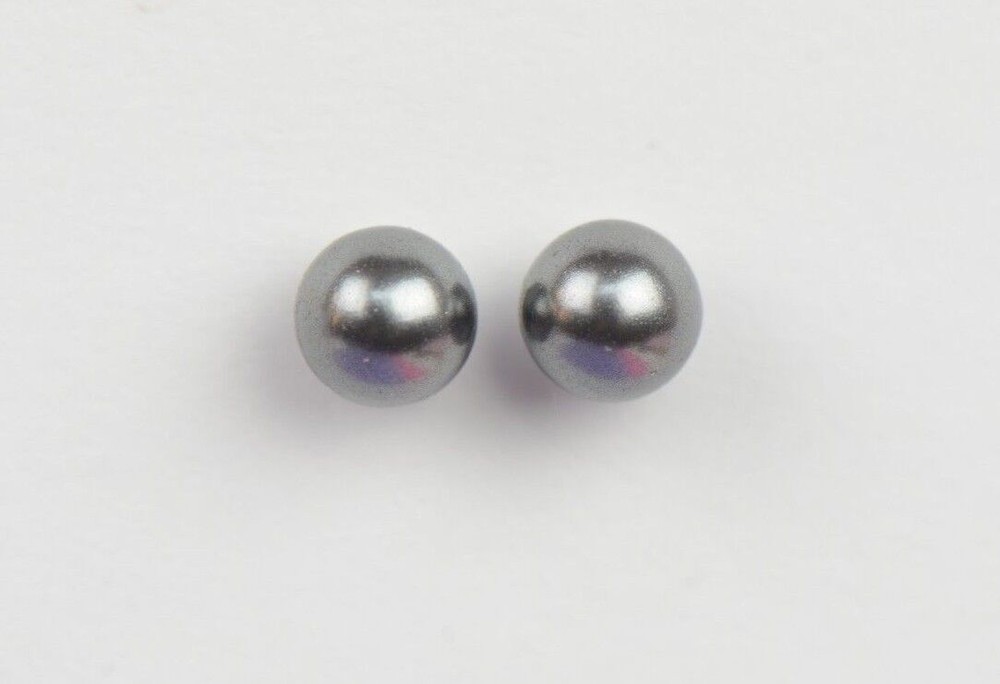925 Solid Sterling Silver Beautiful Classic Pearls Stud Earrings