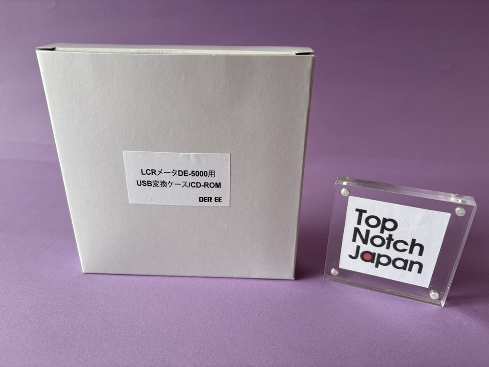 USB Conversion Case and CD-ROM for LCR Meter DE-5000 New